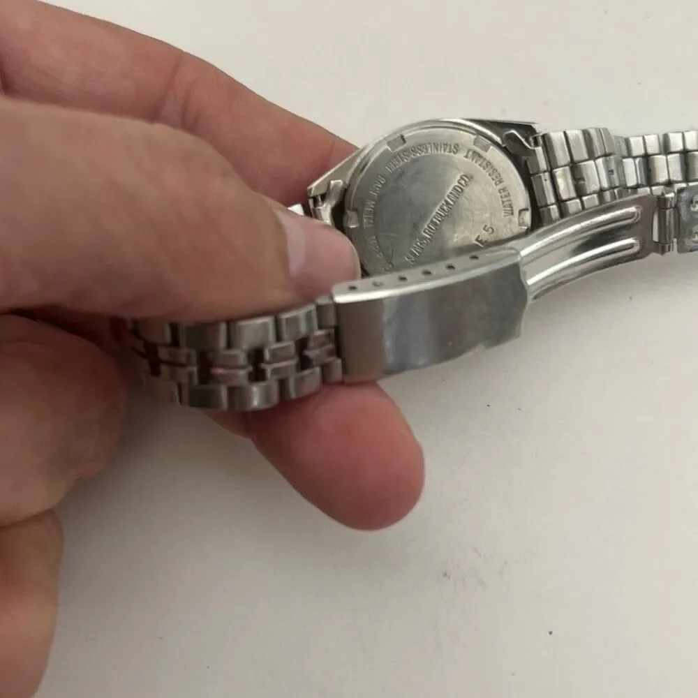 Phasar Women's Silver Gold Two Tone Water Resistant Wristwatch V248-0080‎